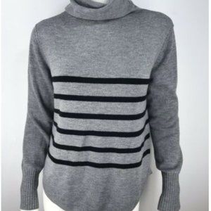 French Connection Striped Turtleneck Sweater